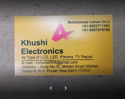 Khushi Electronics LED TV Repairing Services - Logo