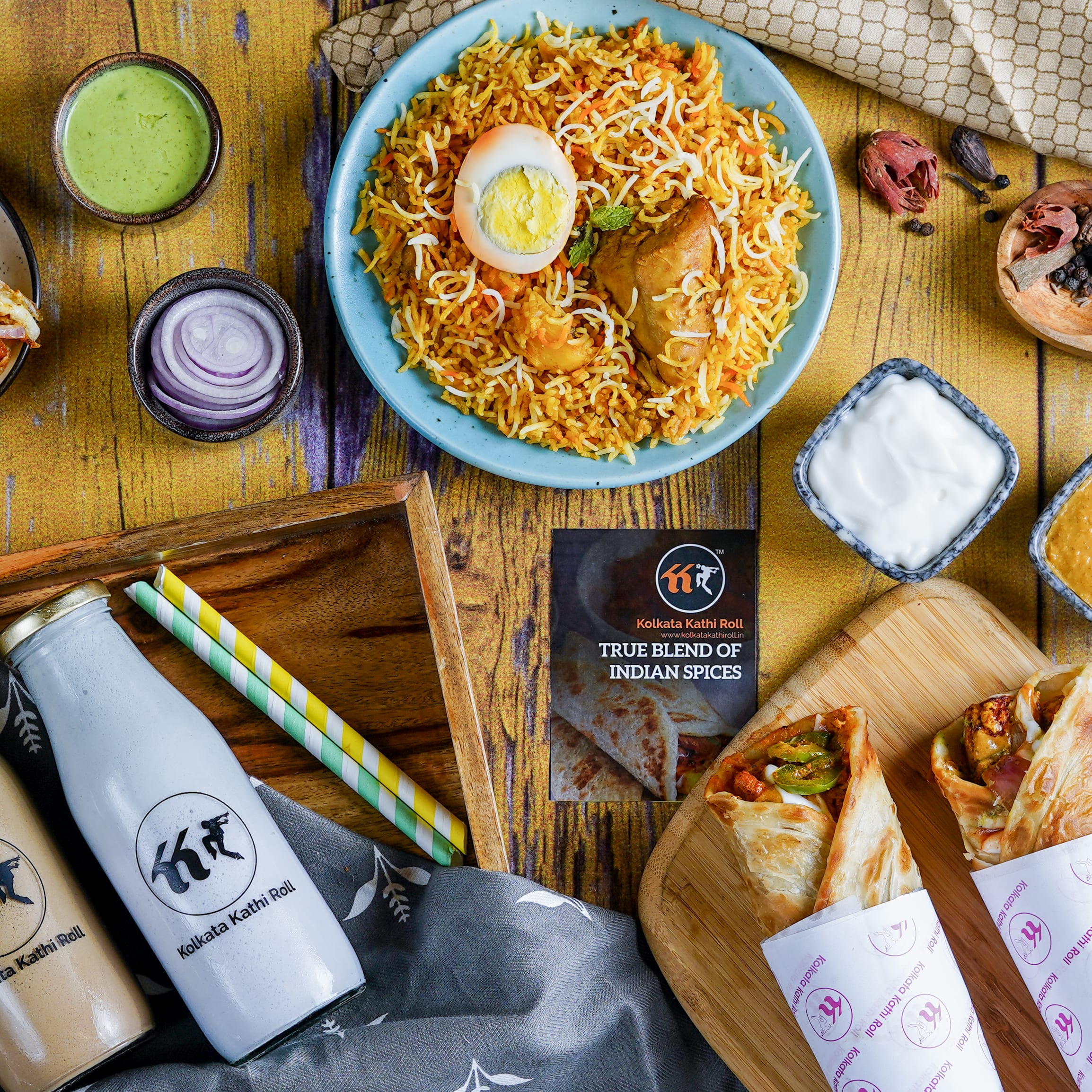 Kolkata Kathi Roll - Logo
