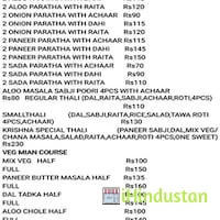 Krishna Thali House And Fast Food - Logo