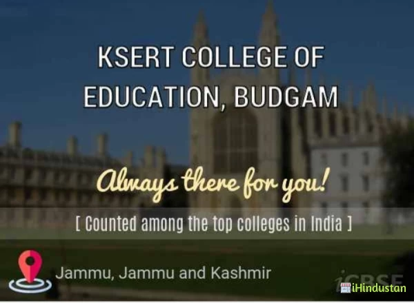 KSERT College of Education, Budgam - Logo