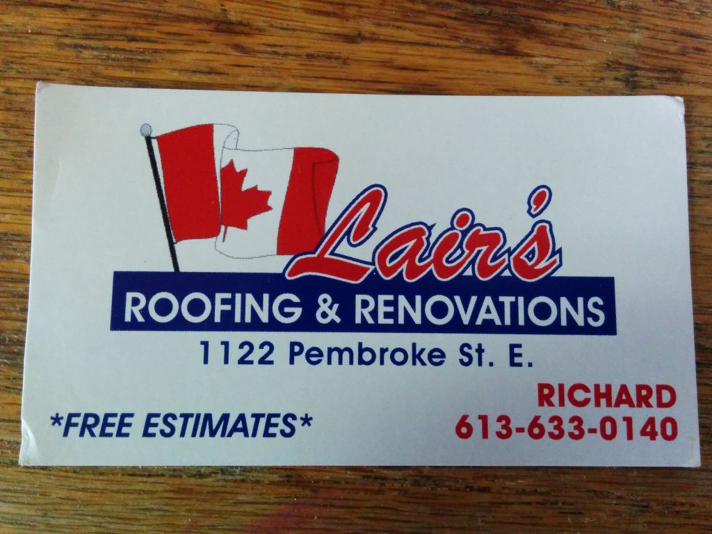 Lair&s;s Roofing &a; Renovations - Logo