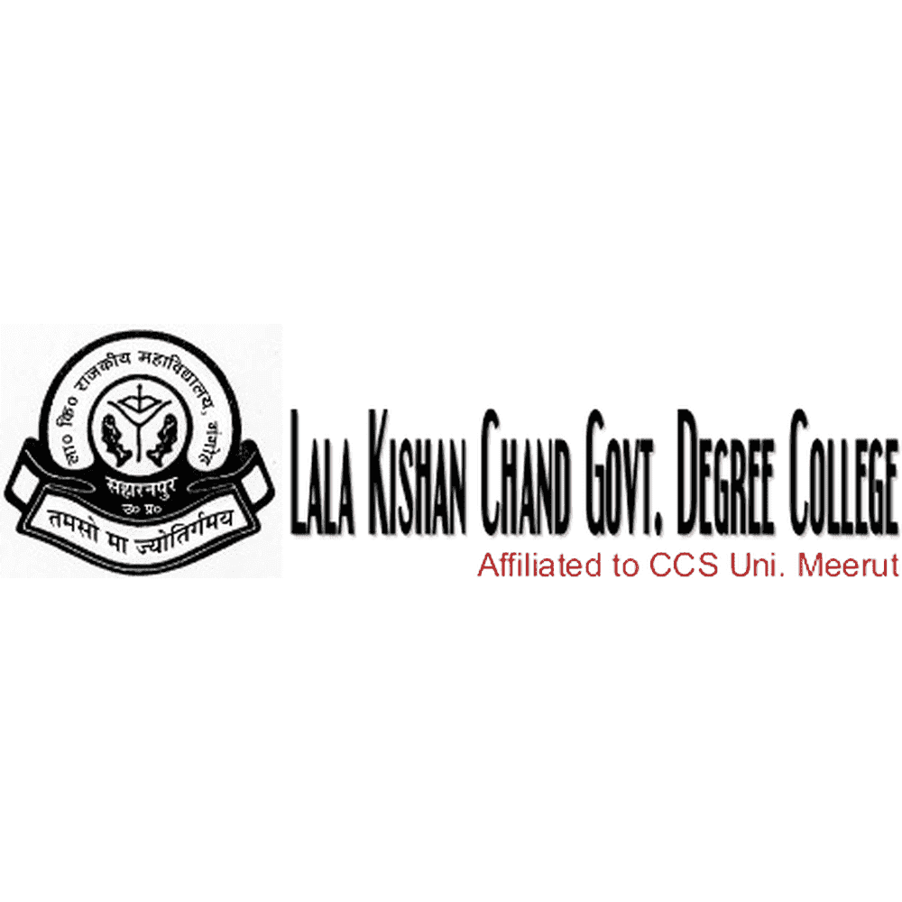 Lala Kisan Chand Govt. Degree College Saharanpur (LKCGDC) - Logo