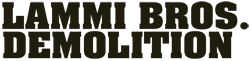 Lammi Bros House Moving, Demolition & Asbestos Removal - Logo