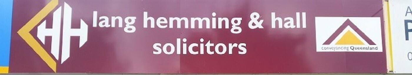 Lang, Hemming & Hall Solicitors - Logo