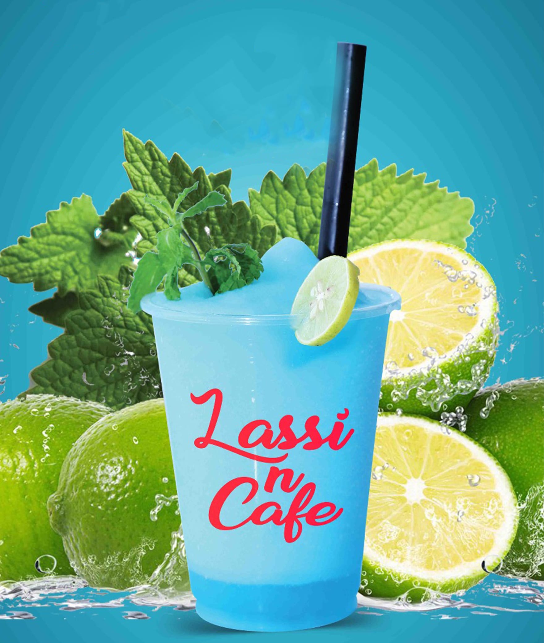 Lassi n cafe - Logo