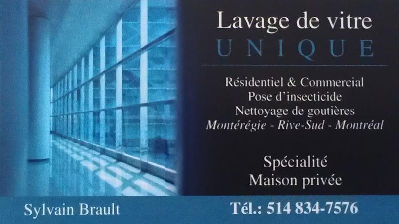 Lavage de Vitres Unique - Logo