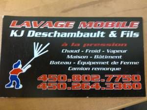 Lavage Mobile KJ Deschambault - Logo