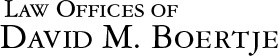 Law Offices of David M. Boertje - Logo