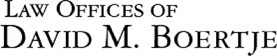 Law Offices of David M. Boertje - Logo
