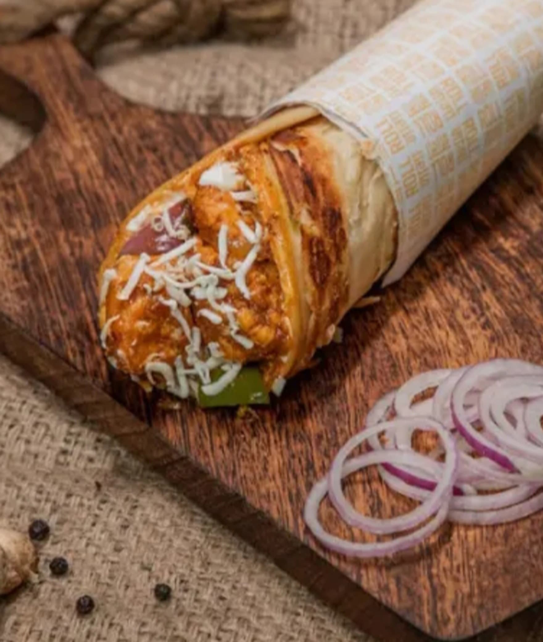 Lazeez Kathi Rolls - Logo