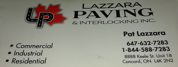 Lazzara Paving &a; Interlocking - Logo