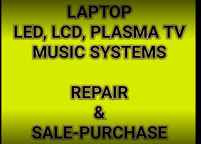 Lcd,Led Tv, Laptop, play station service & sale-purchase - Cover photo