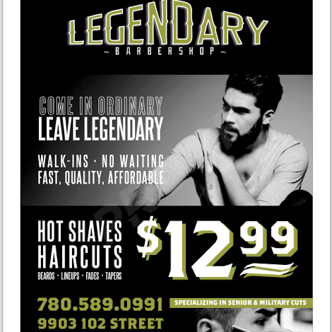 Legendary Barbershop - Logo