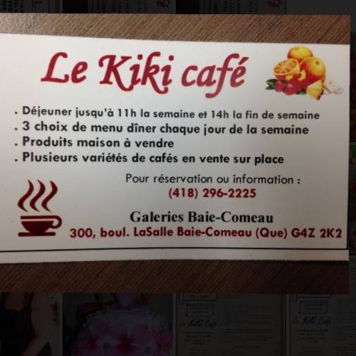 Le Kiki Cafe - Logo
