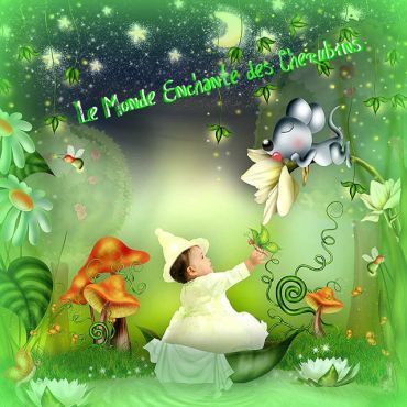 Le Monde Enchanté des Cherubins - Logo