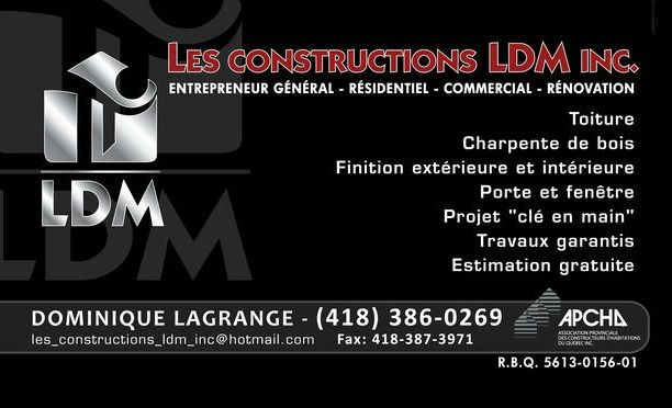 Les Constructions LDM Inc - Logo