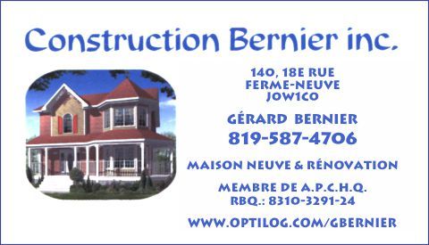 Les Constructions Bernier Inc - Logo