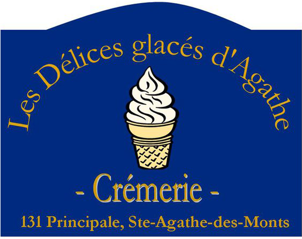 Les Délices Glacés D&s;Agathe - Logo