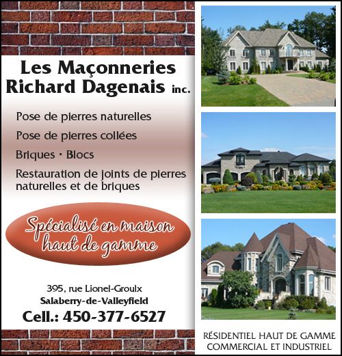 Les Maçonneries Richard Dagenais inc - Logo