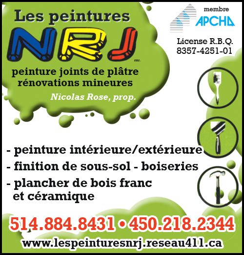 Les Peintures NRJ - Logo