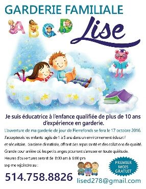 Les Petits Anges de Lise - Garderie Familiale - Logo