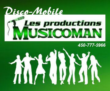 Les Productions MUSICOMAN - Logo