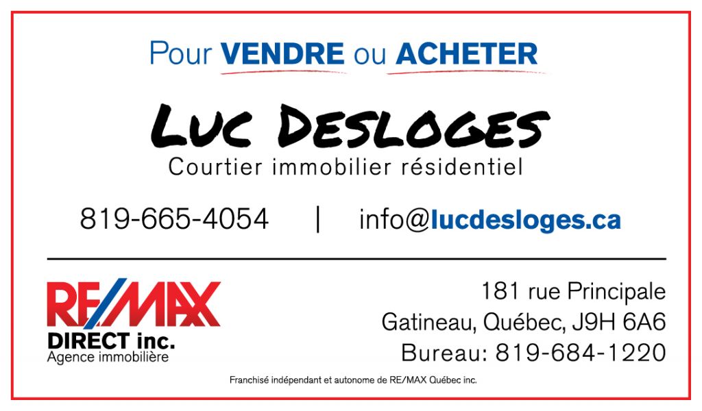 Luc Desloges Courtier Immobilier Résidentiel Remax - Logo