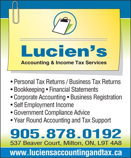 Lucien&s;s Accounting &a; Income Tax Service - Logo