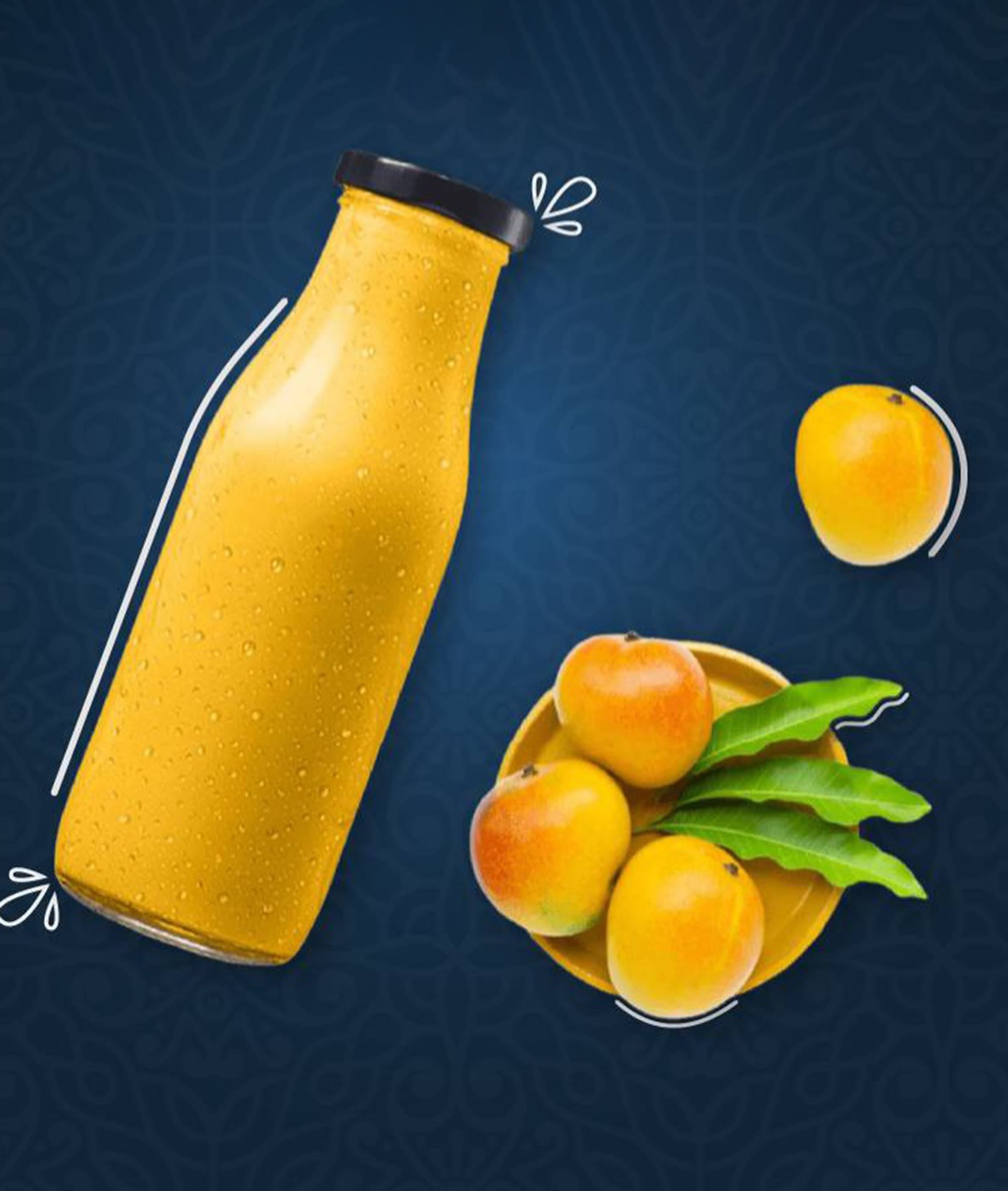 Lucky Mango Milk Shake - Logo