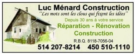 LUC MÉNARD CONSTRUCTION - Cover photo