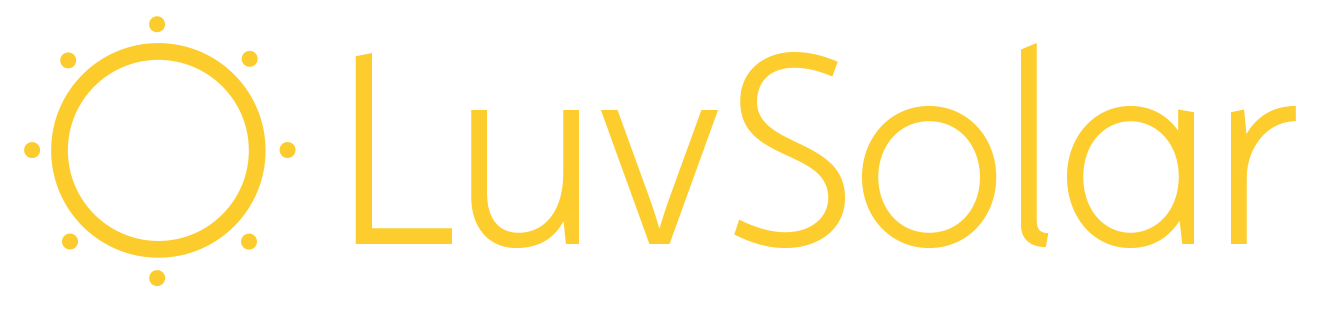 LuvSolar Commercial & Home Solar Power Systems - Logo