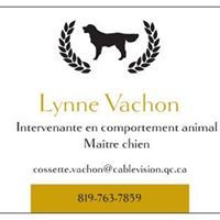 Lynne Vachon, Intervenante en comportement animal- Maî - Logo