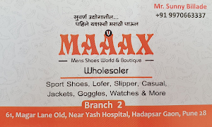 Maaax Mens Shoes World & Boutique - Logo
