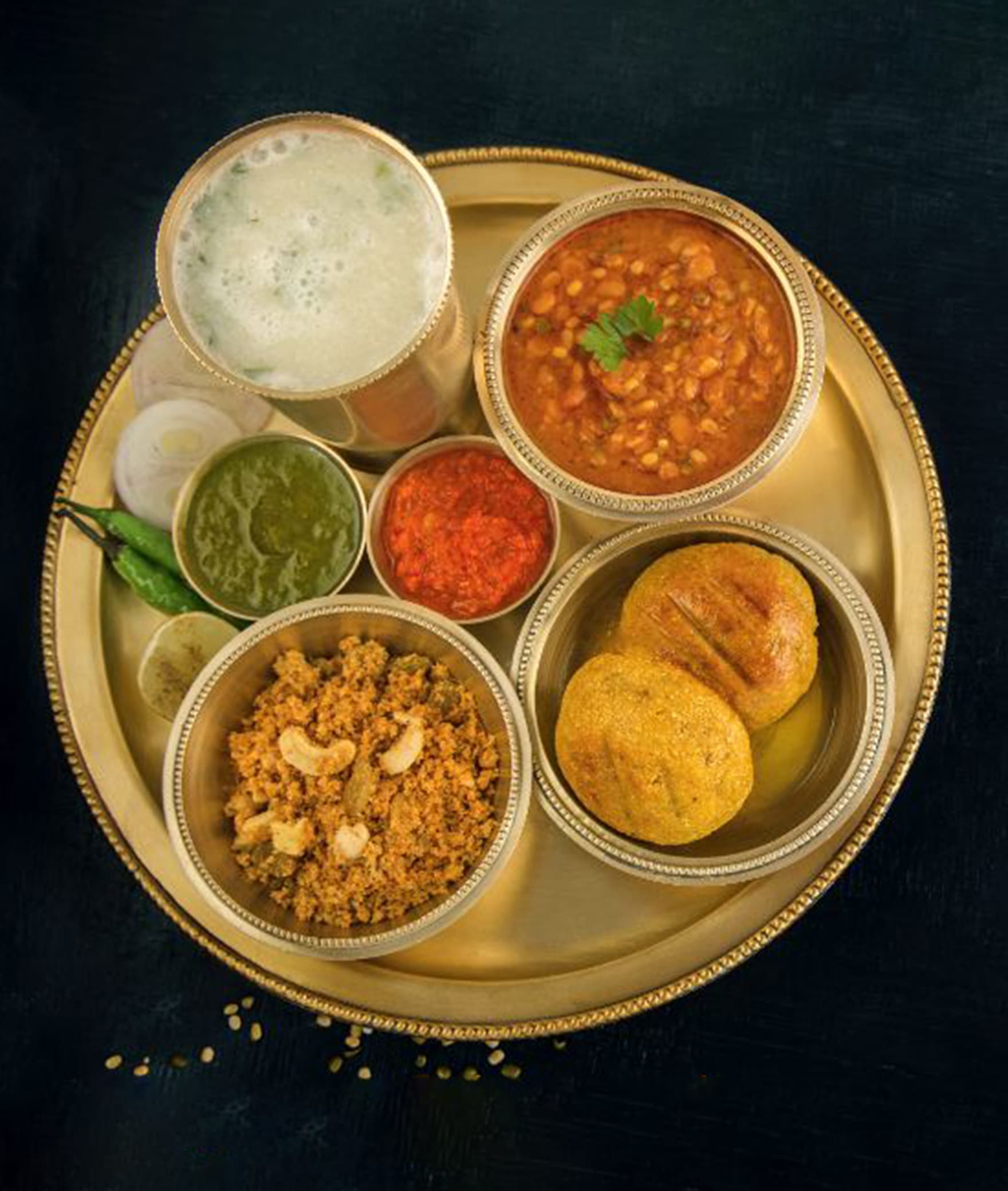 Maa Bhawani Dal Bati special churma - Logo