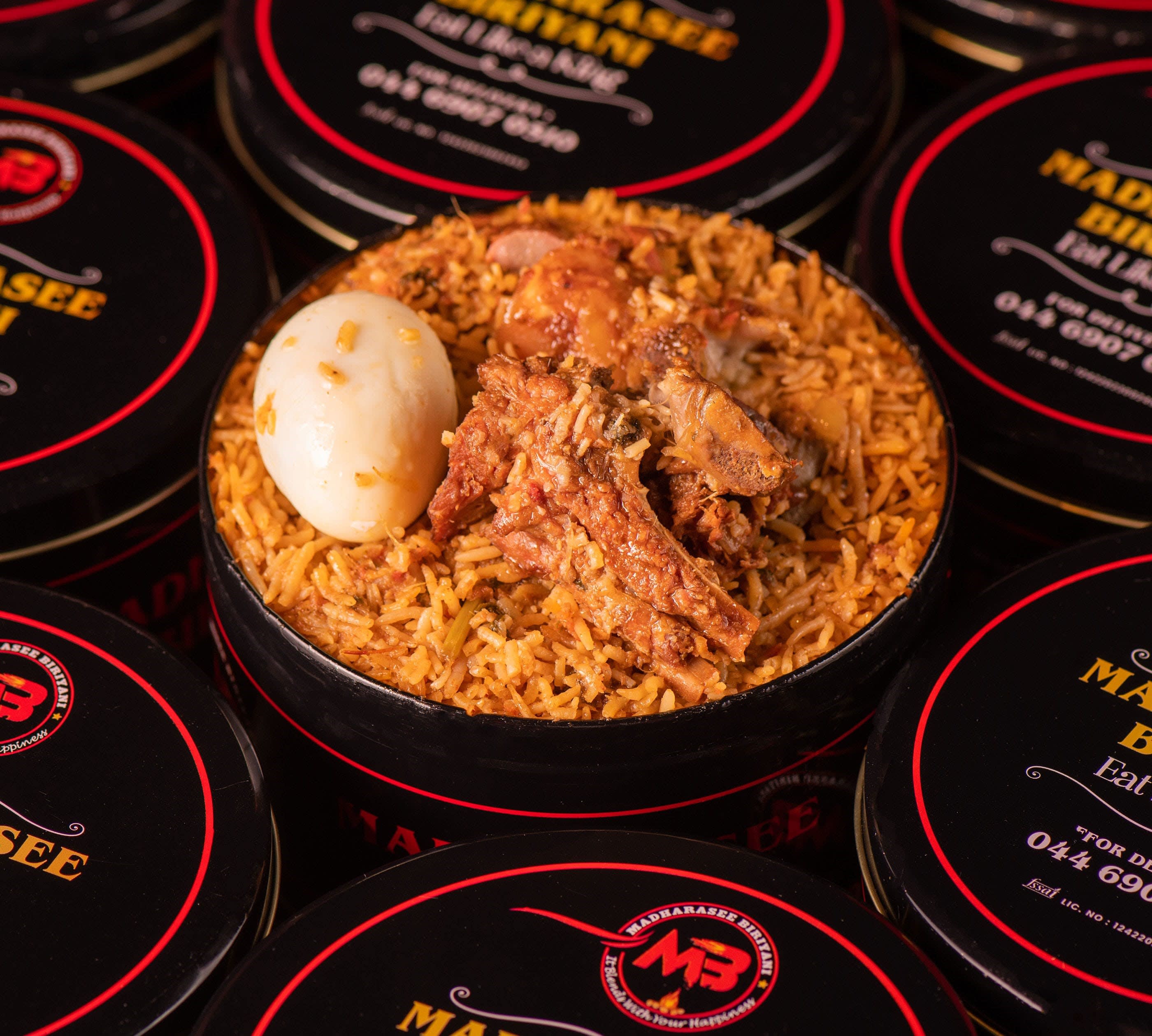 Madharasee Biriyani - Logo