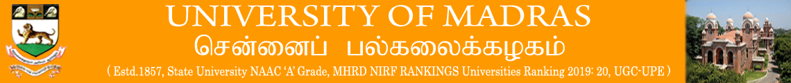 Madras University - Logo