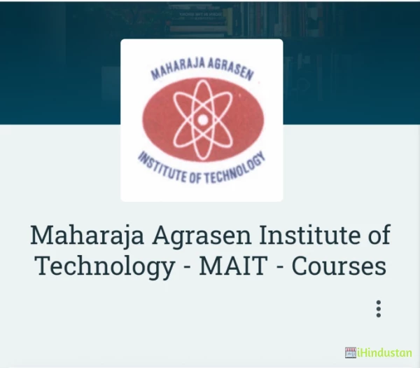 Maharaja Agrasen Institute of Technology - MAIT - Logo