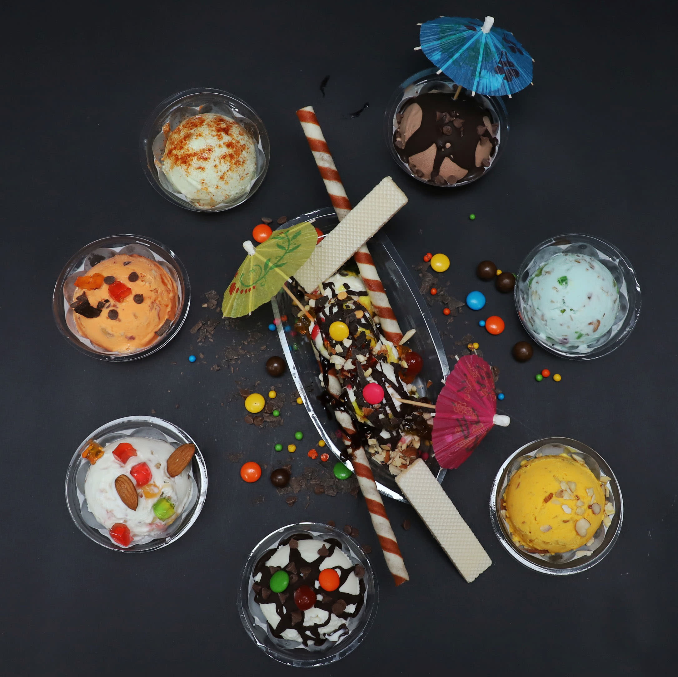 Mahavir Ice Cream - Logo