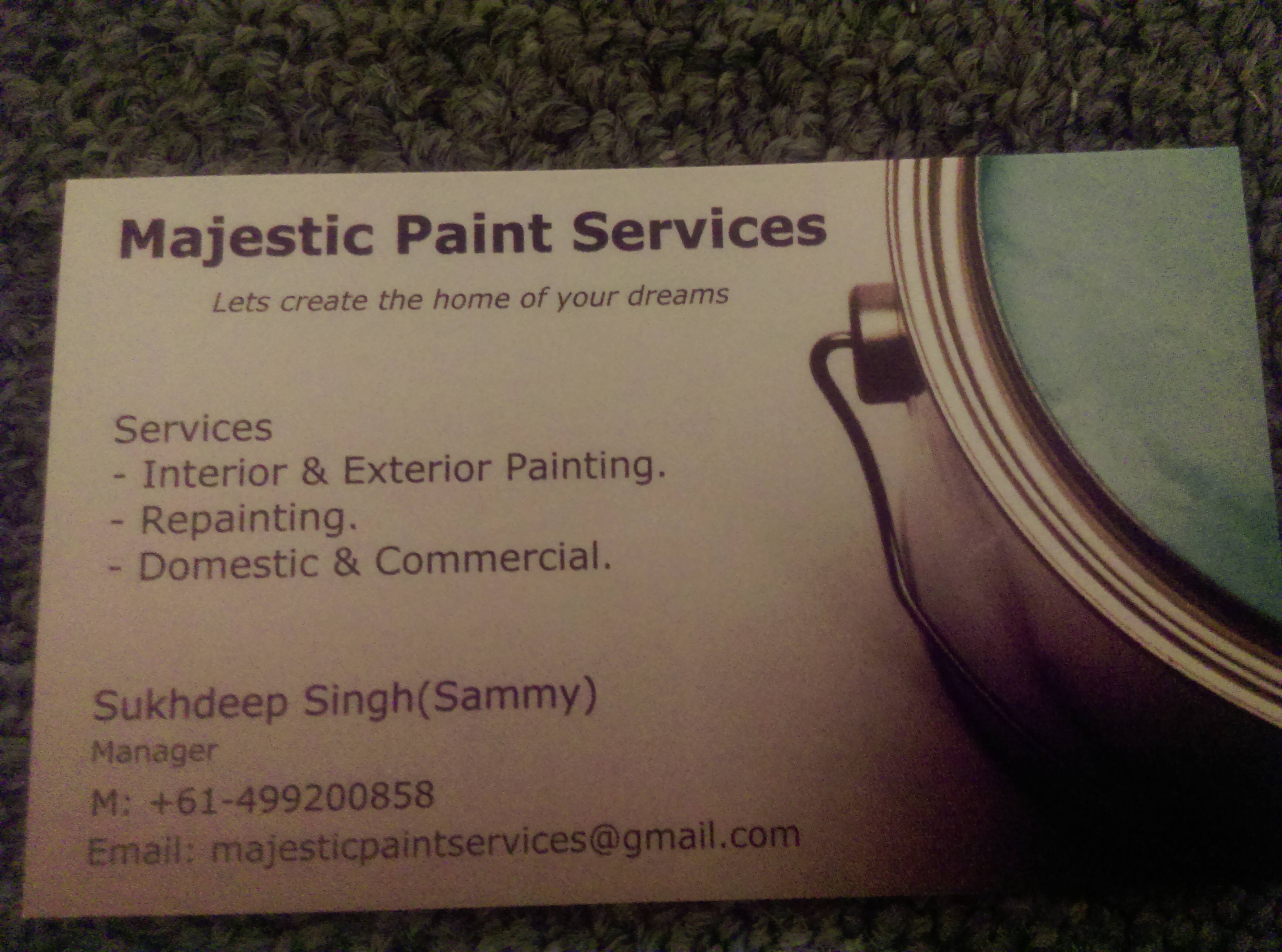 Majestic painting services - Cover photo