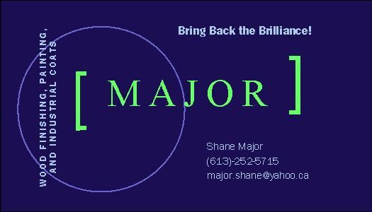 Major Painting &a; Wood Finishing Industrial Coats - Logo