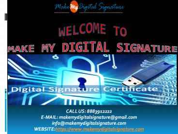 Make My Digital Signature - Cover photo