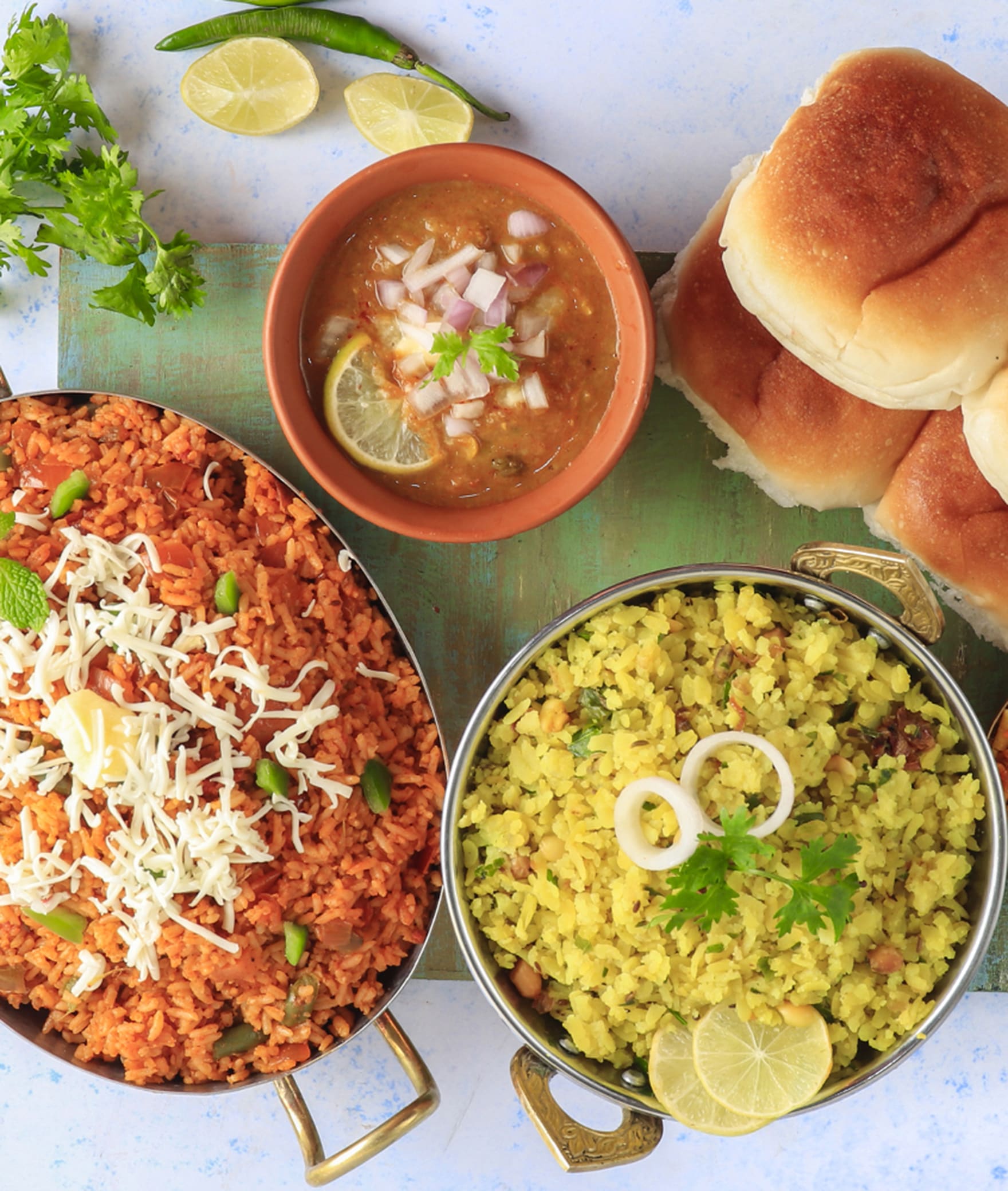 Mamaji PavBhaji - Logo