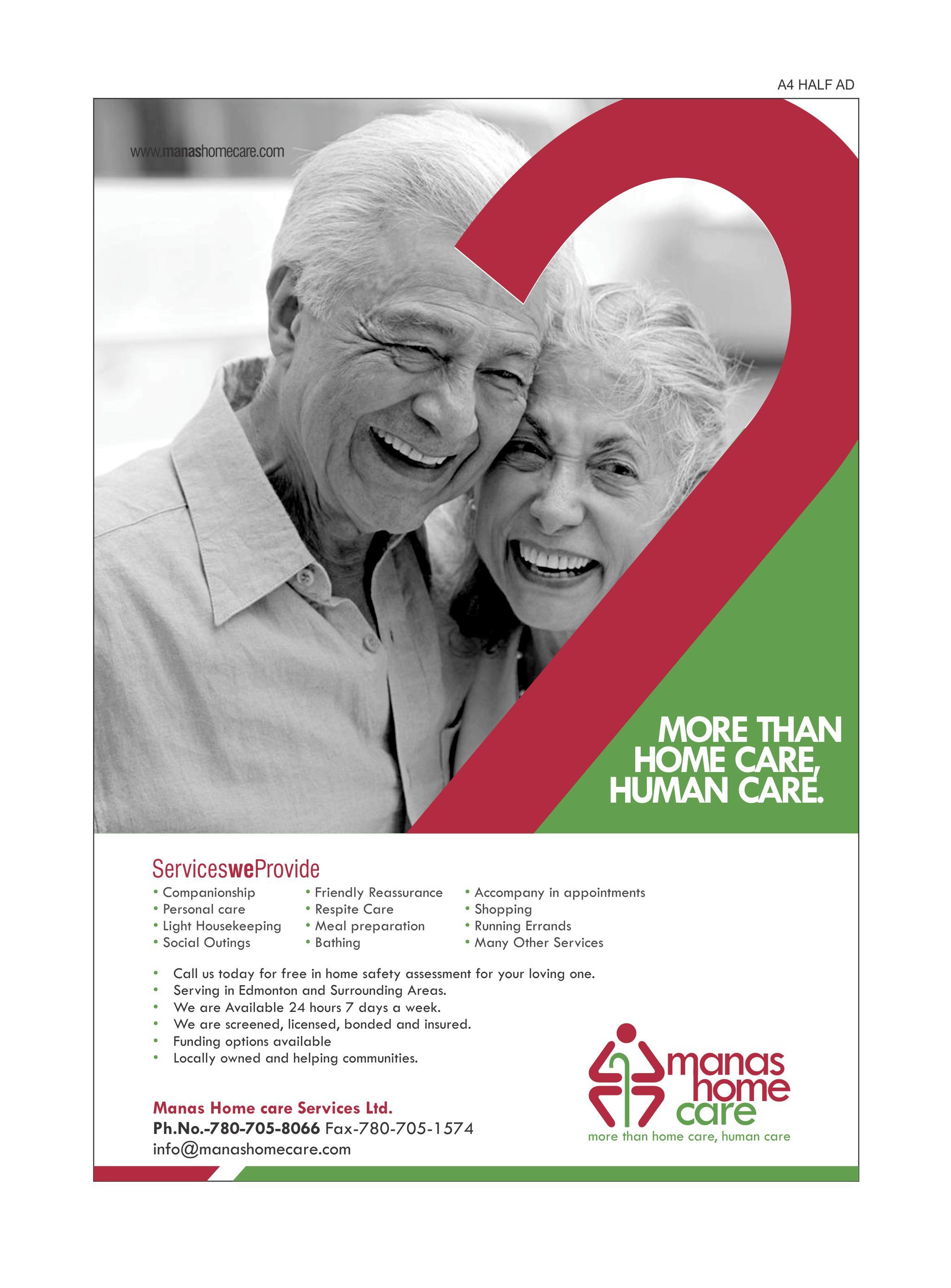 Manas Home Care - Logo