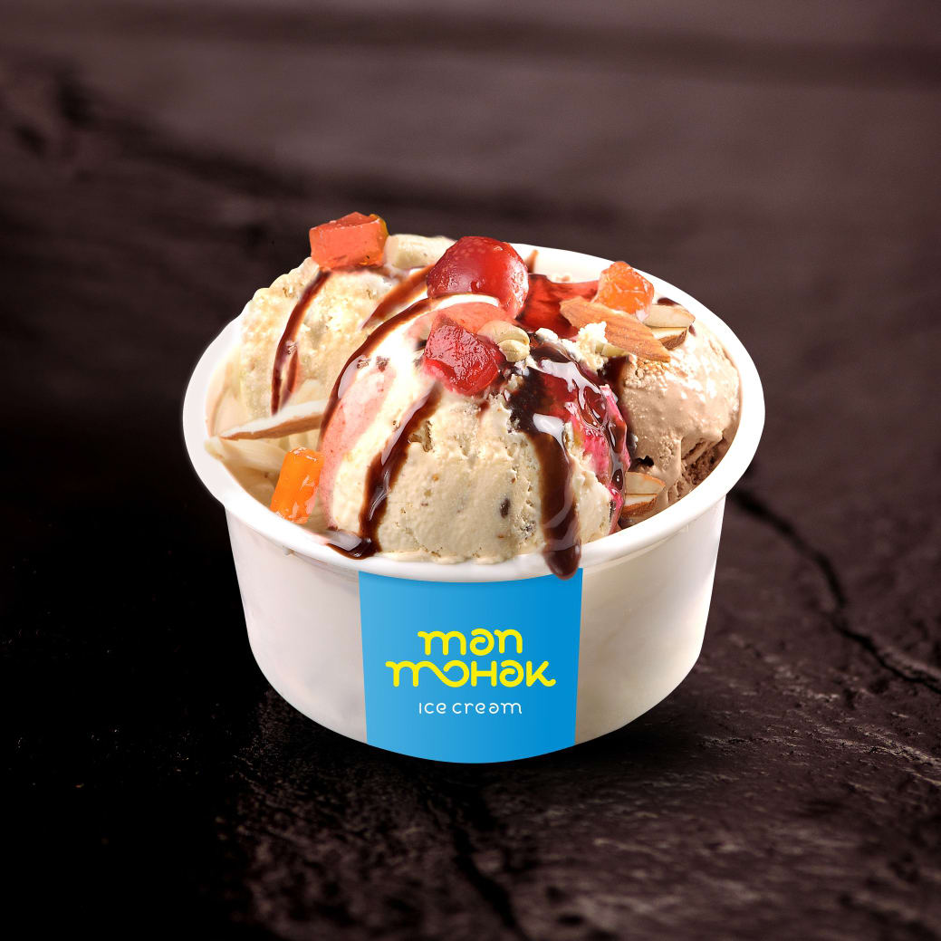 Man Mohak Ice Cream - Logo