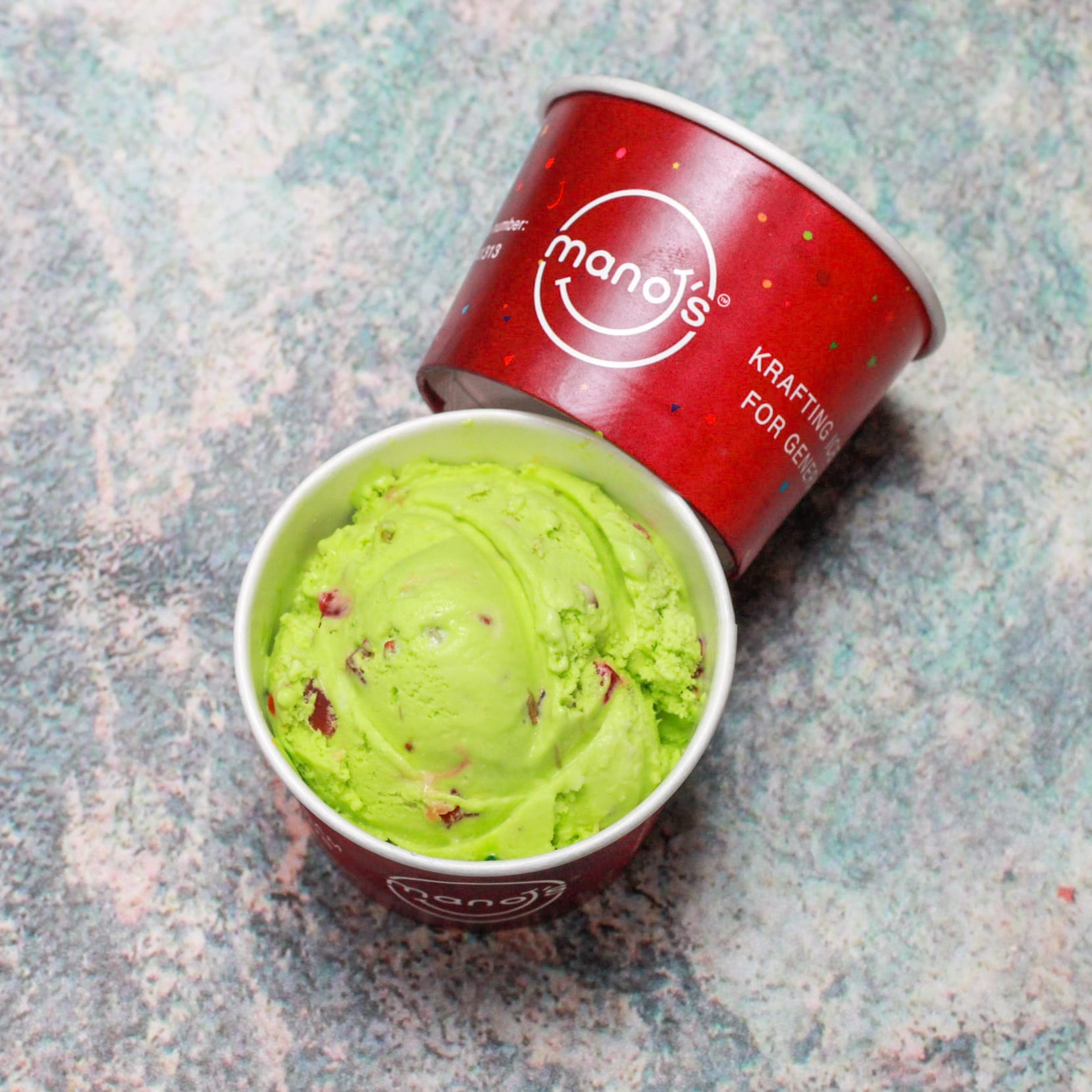 Manojs Ice Cream - Logo