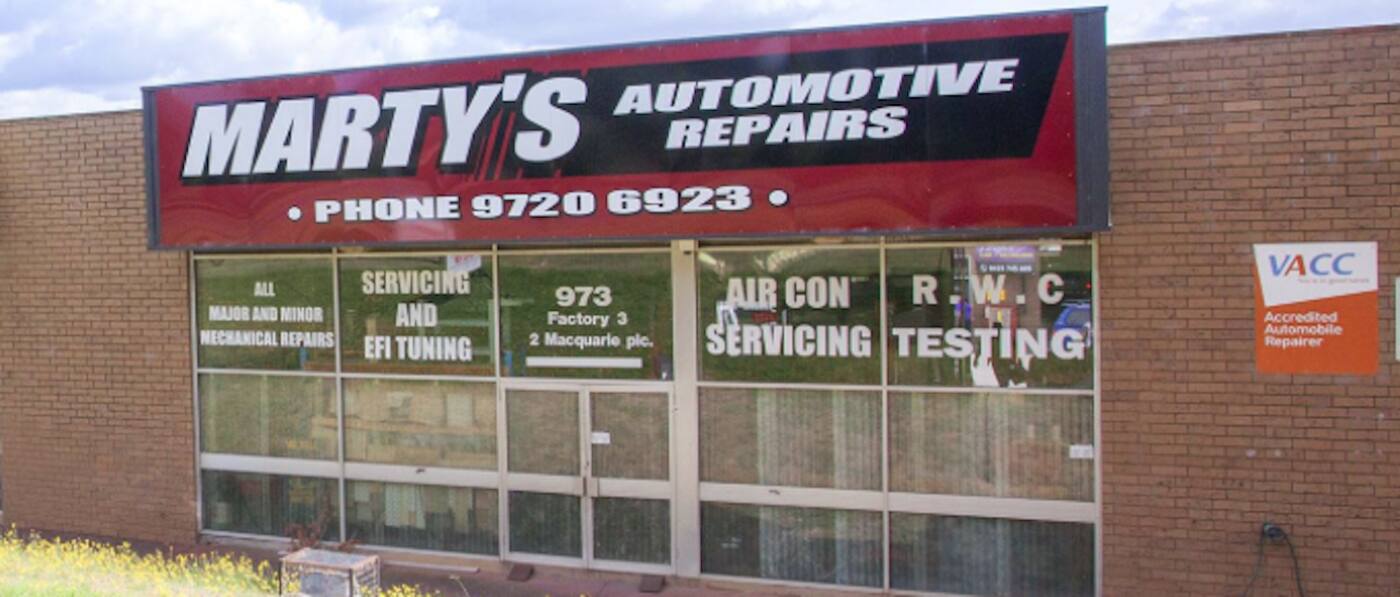 Marty's Automotive Repairs - Logo