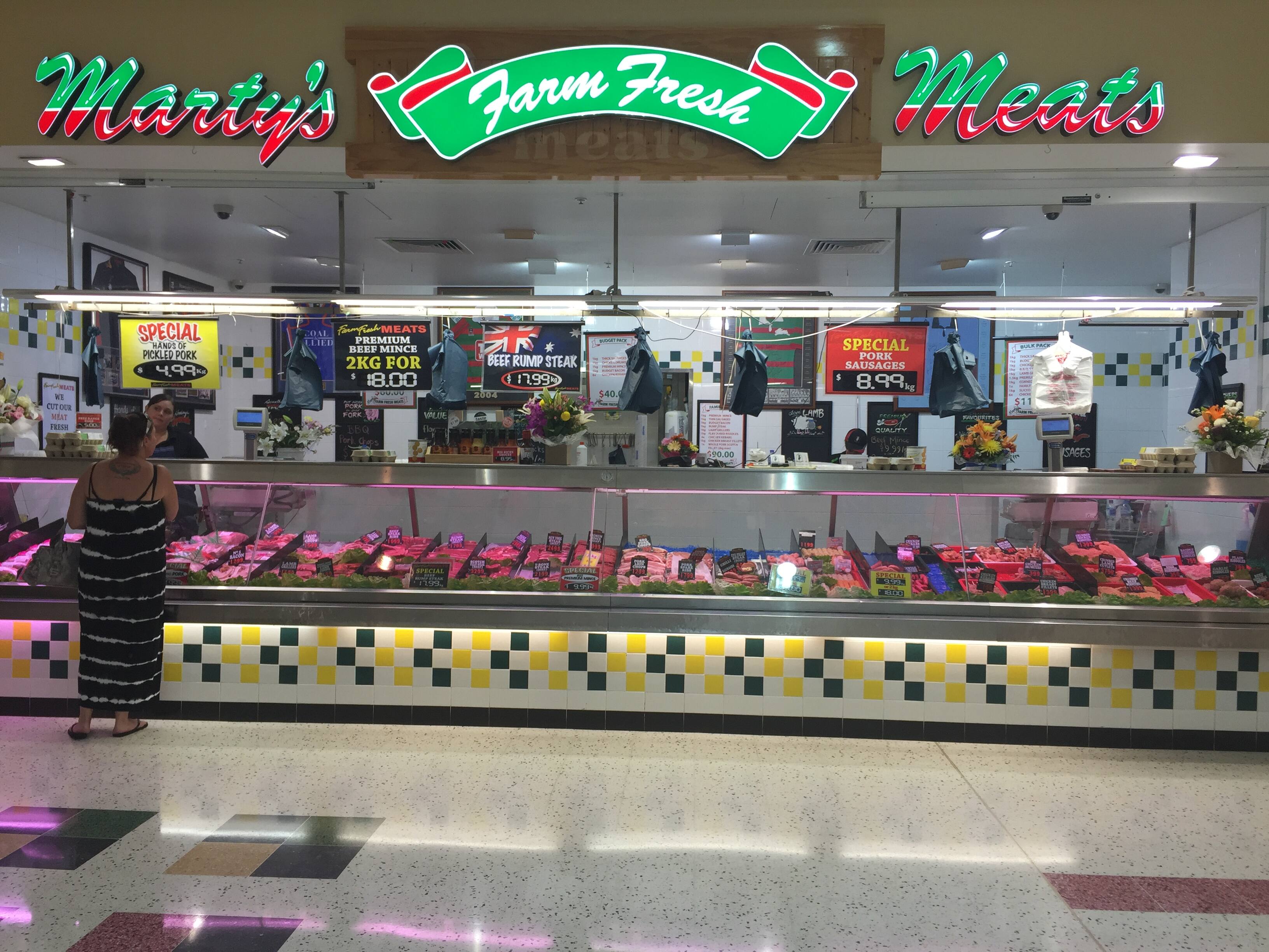 Marty's Farm Fresh Meats - Logo