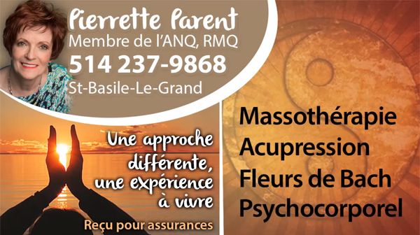 Massotherapie professionnelle Pierette Parent - Cover photo
