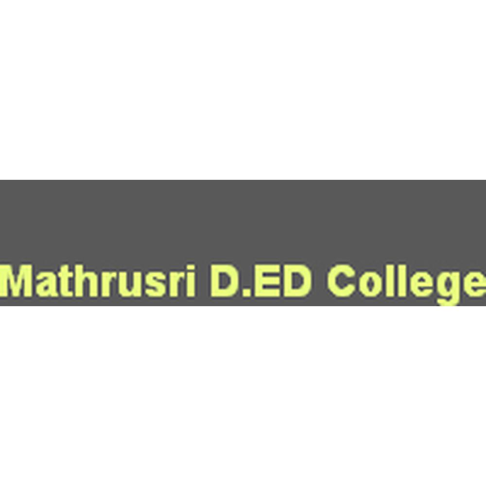 Mathrusri D.ED College (MDC) - Logo