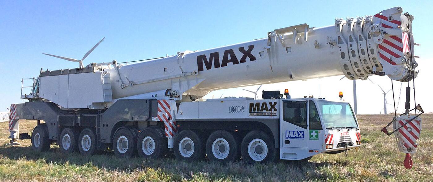 Max Crane and Equipment Hire - Logo
